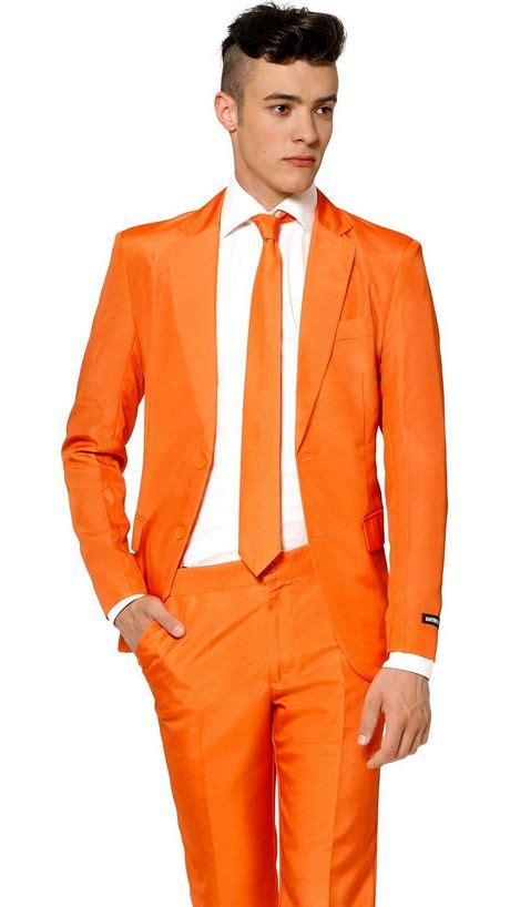 oranje kleding mannen